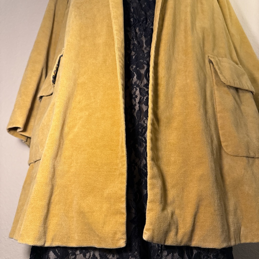 Elevenses Golden Yellow Teddy Jacket - Picture 8 of 8